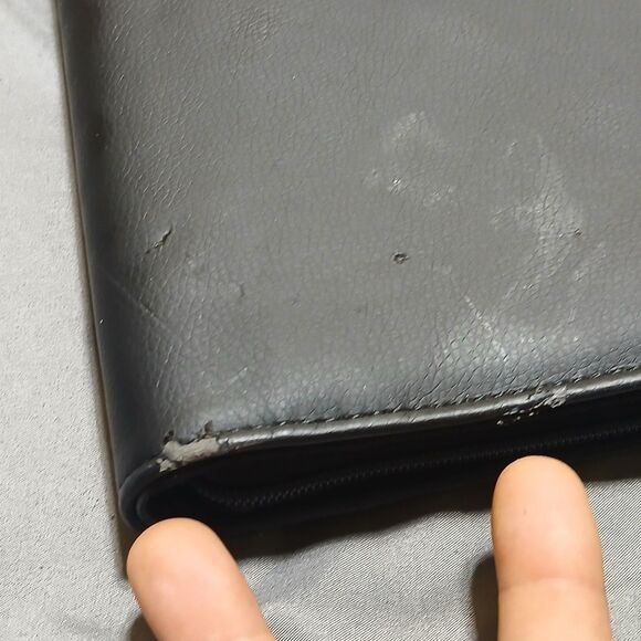 Allant iPad Case Black Full Zip Pro Folio Leather Vinyl The Milano Travel Handle - Picture 12 of 15